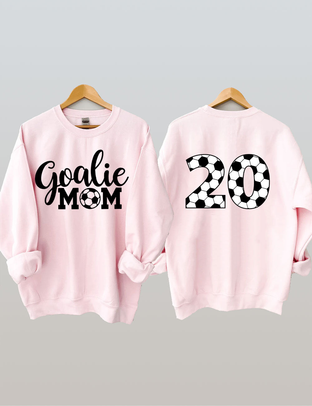 Custom Number Soccer Goalie Mom Sweatshirt