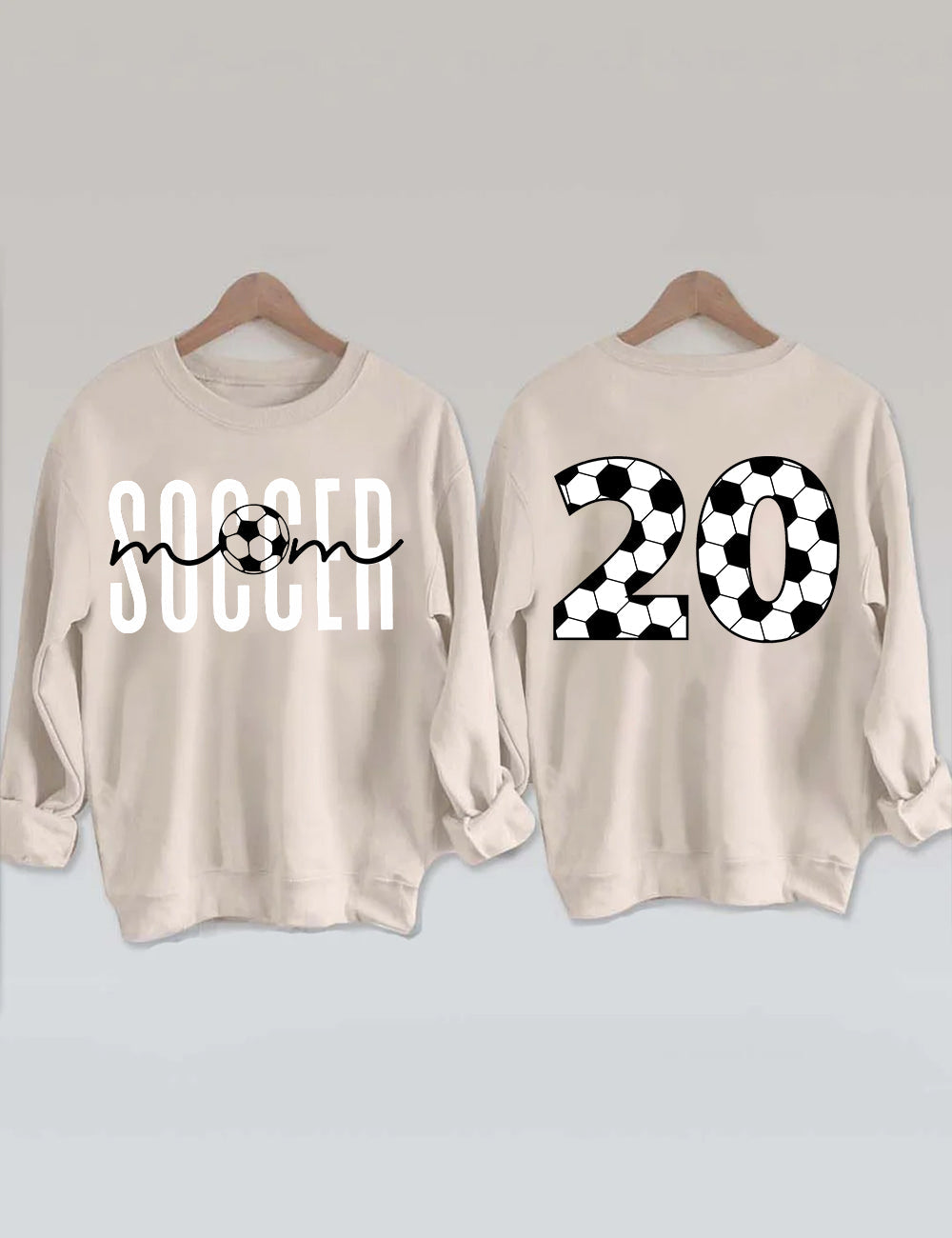 Soccer Mom Custom Number Sweatshirt