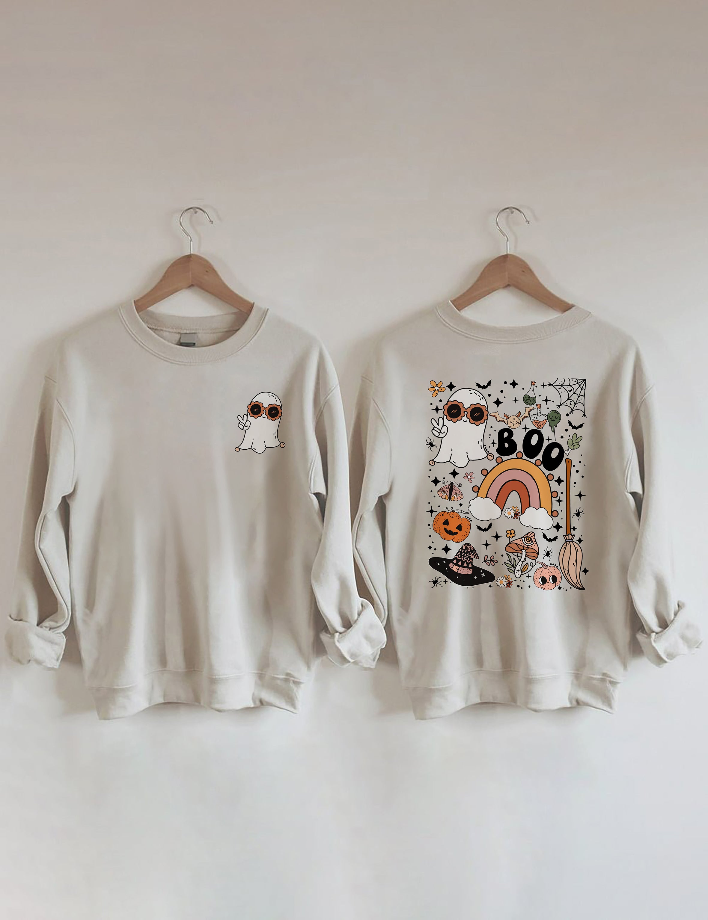 Cute Ghost Halloween Sweatshirt