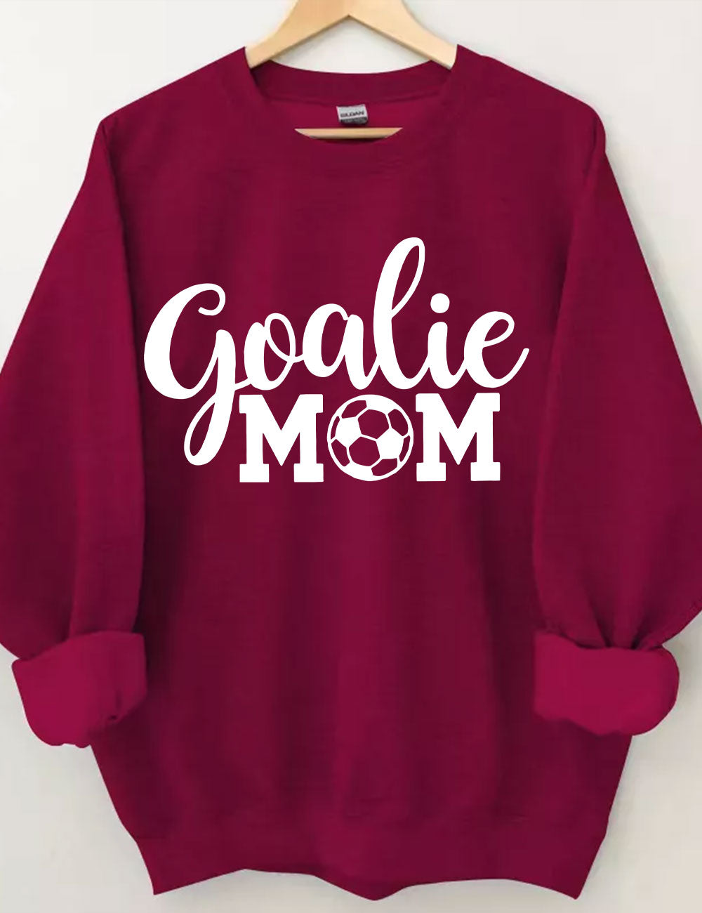 Custom Number Soccer Goalie Mom Sweatshirt