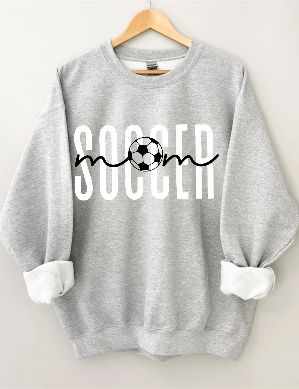 Soccer Mom Custom Number Sweatshirt