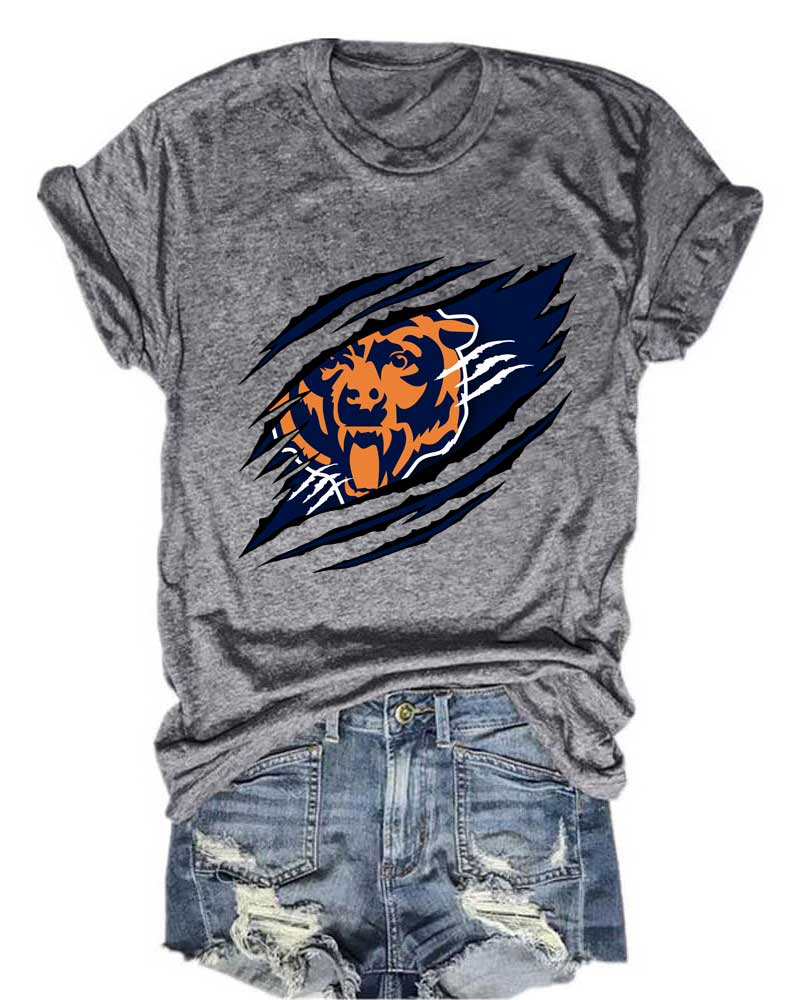 Chicago Bears Scratches T-Shirt