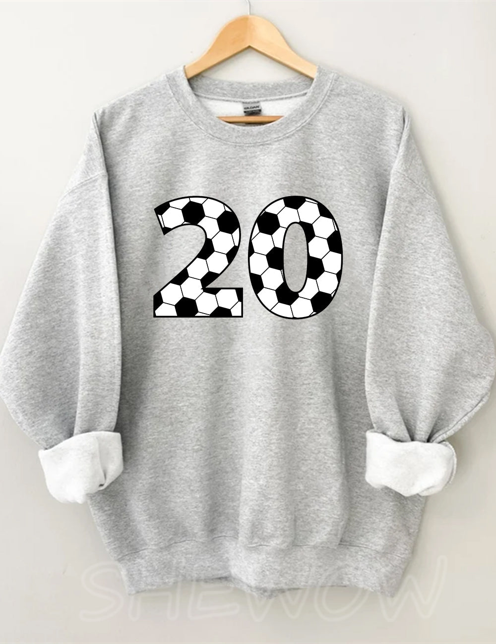 Custom Number Soccer Sweatshirt