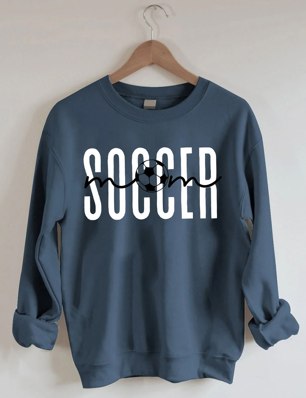 Soccer Mom Custom Number Sweatshirt