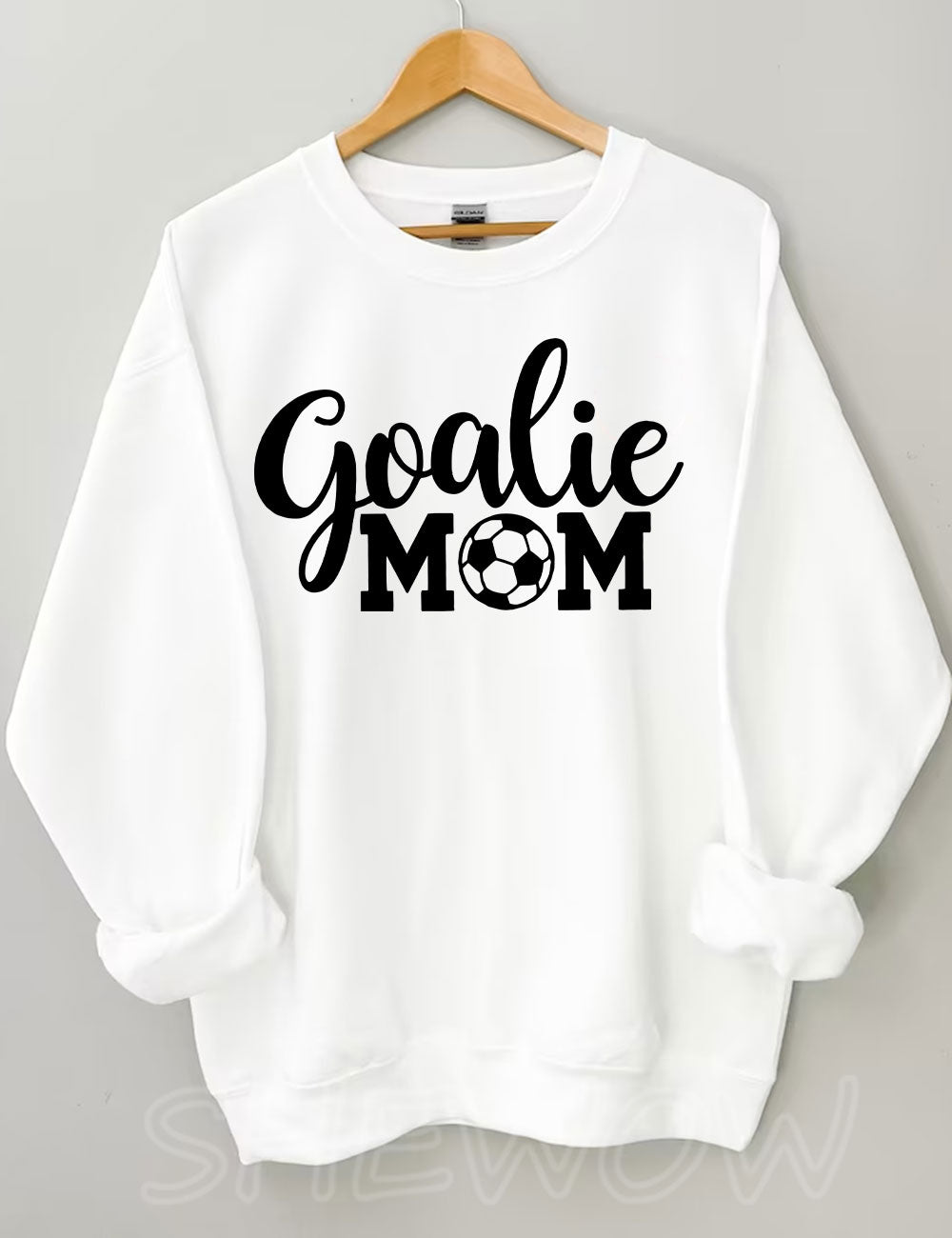 Custom Number Soccer Goalie Mom Sweatshirt