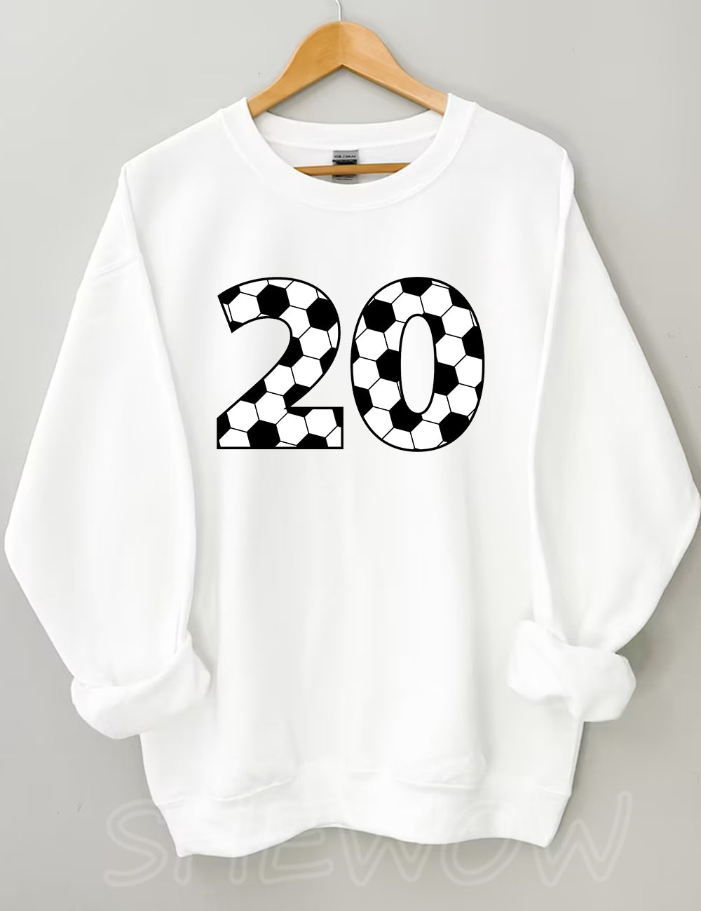 Custom Number Soccer Sweatshirt