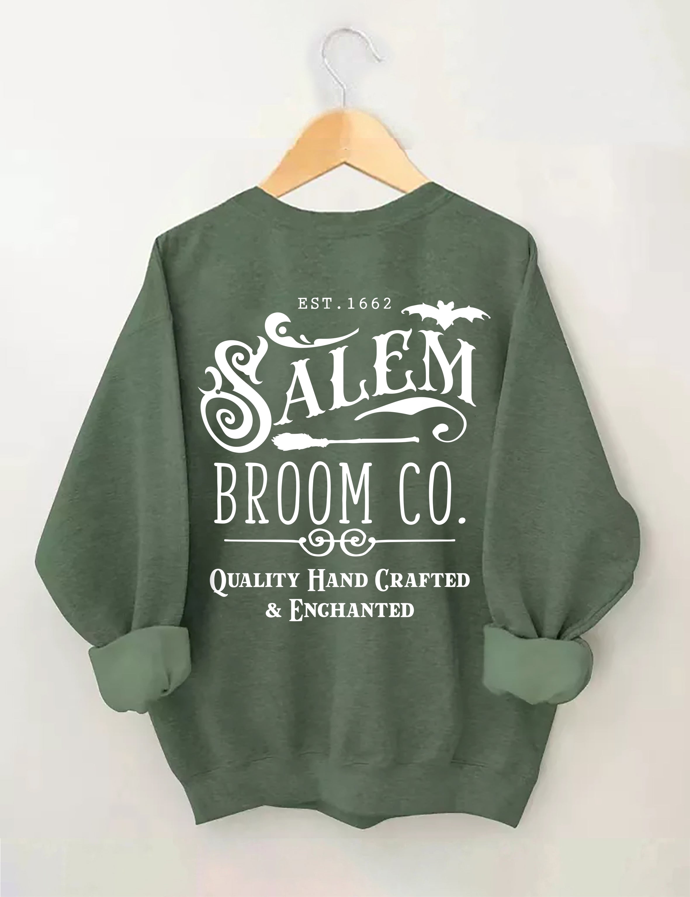 Salem Broom Co Halloween Sweatshirt