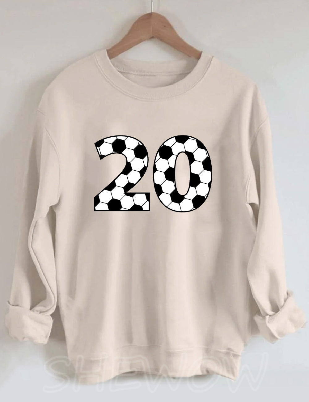 Custom Number Soccer Sweatshirt