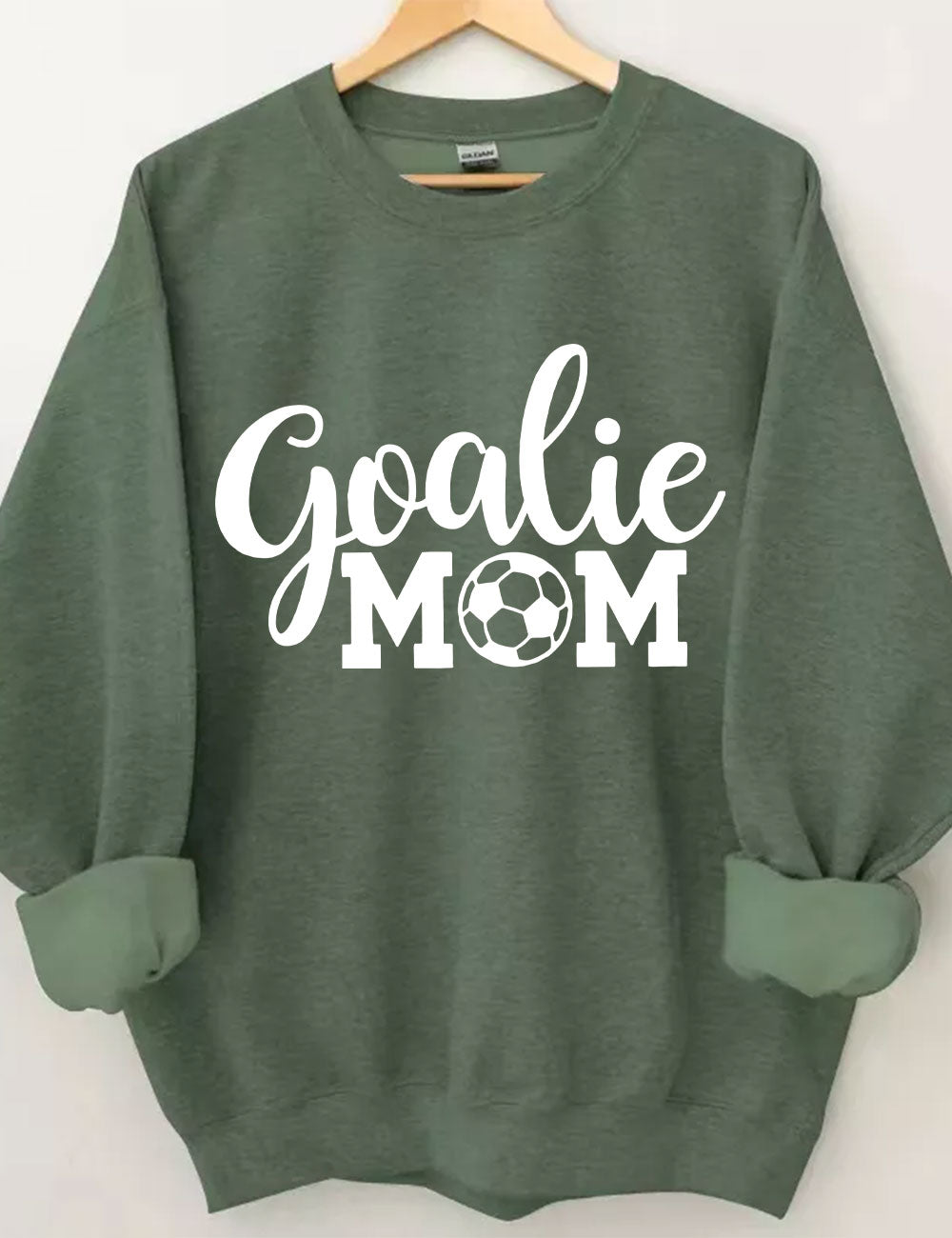 Custom Number Soccer Goalie Mom Sweatshirt