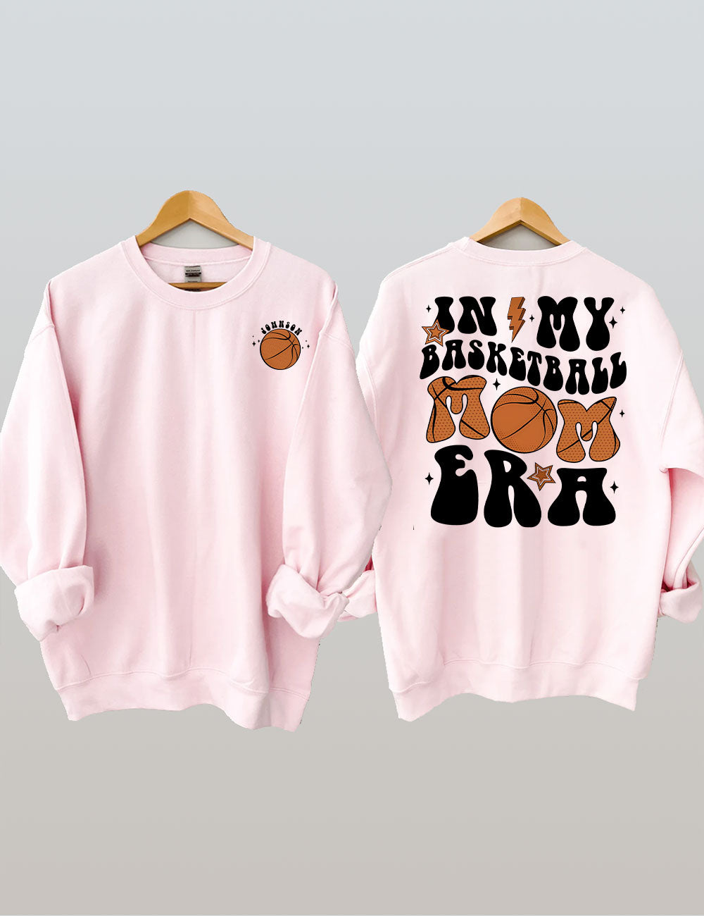 In My Basketball Mom Era Custom Basketball Mama Sweatshirt