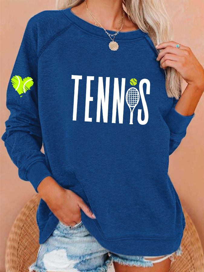 Women's Clothing Tennis Lovers Casual Sweaters