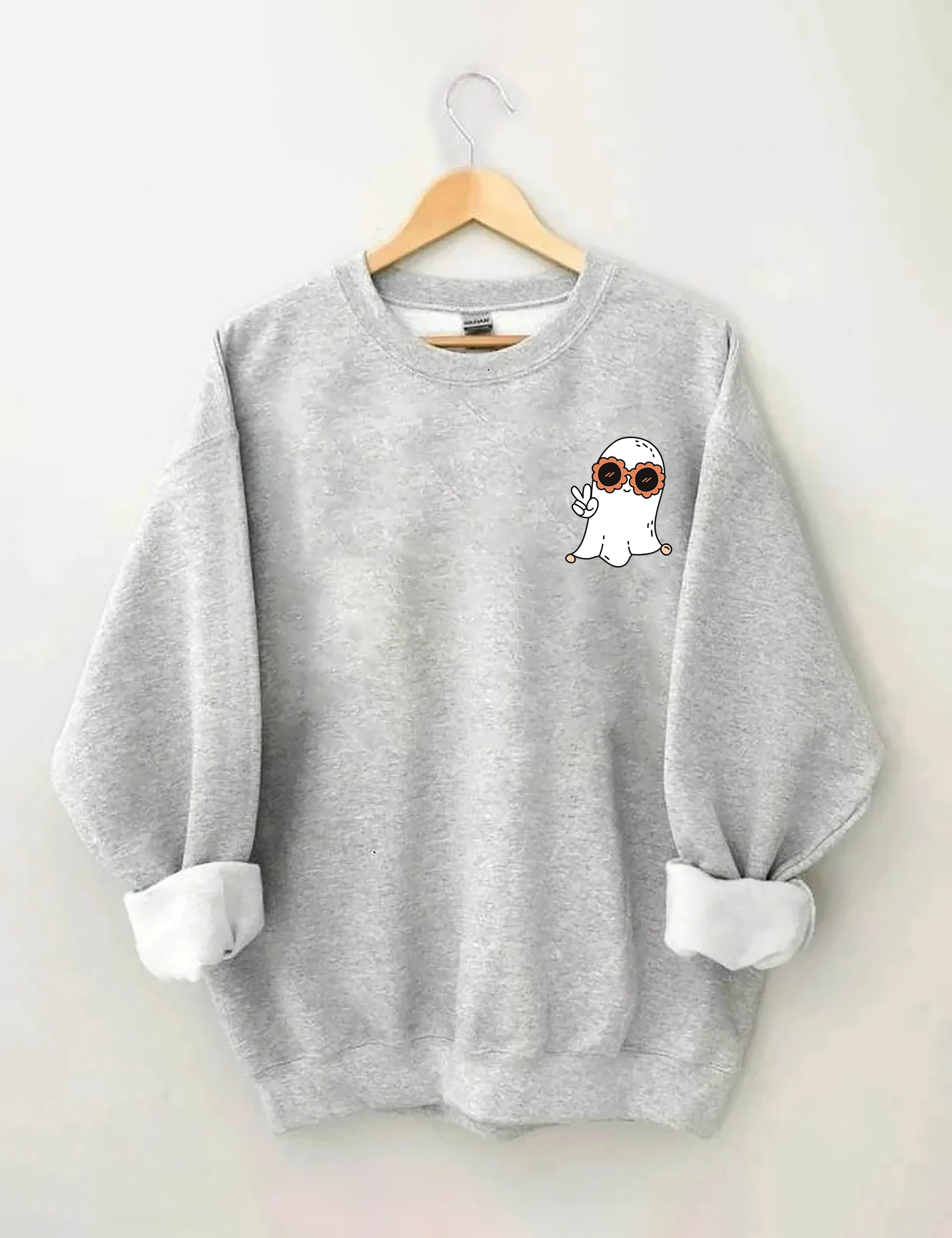 Cute Ghost Halloween Sweatshirt