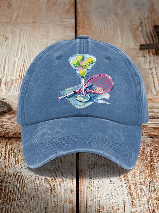 Women's Unisex Funny Tennis Tennis Lover Print Hat