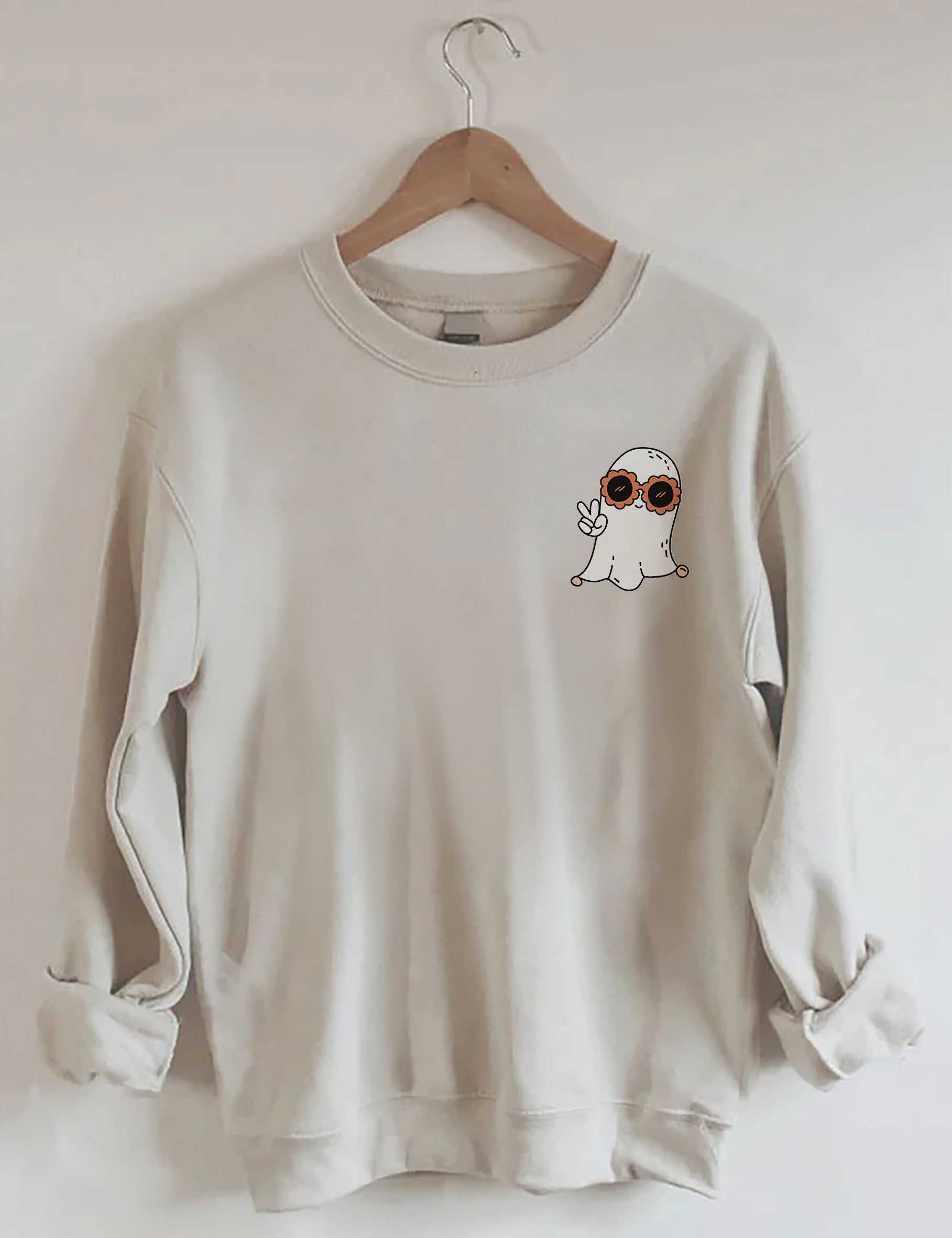 Cute Ghost Halloween Sweatshirt