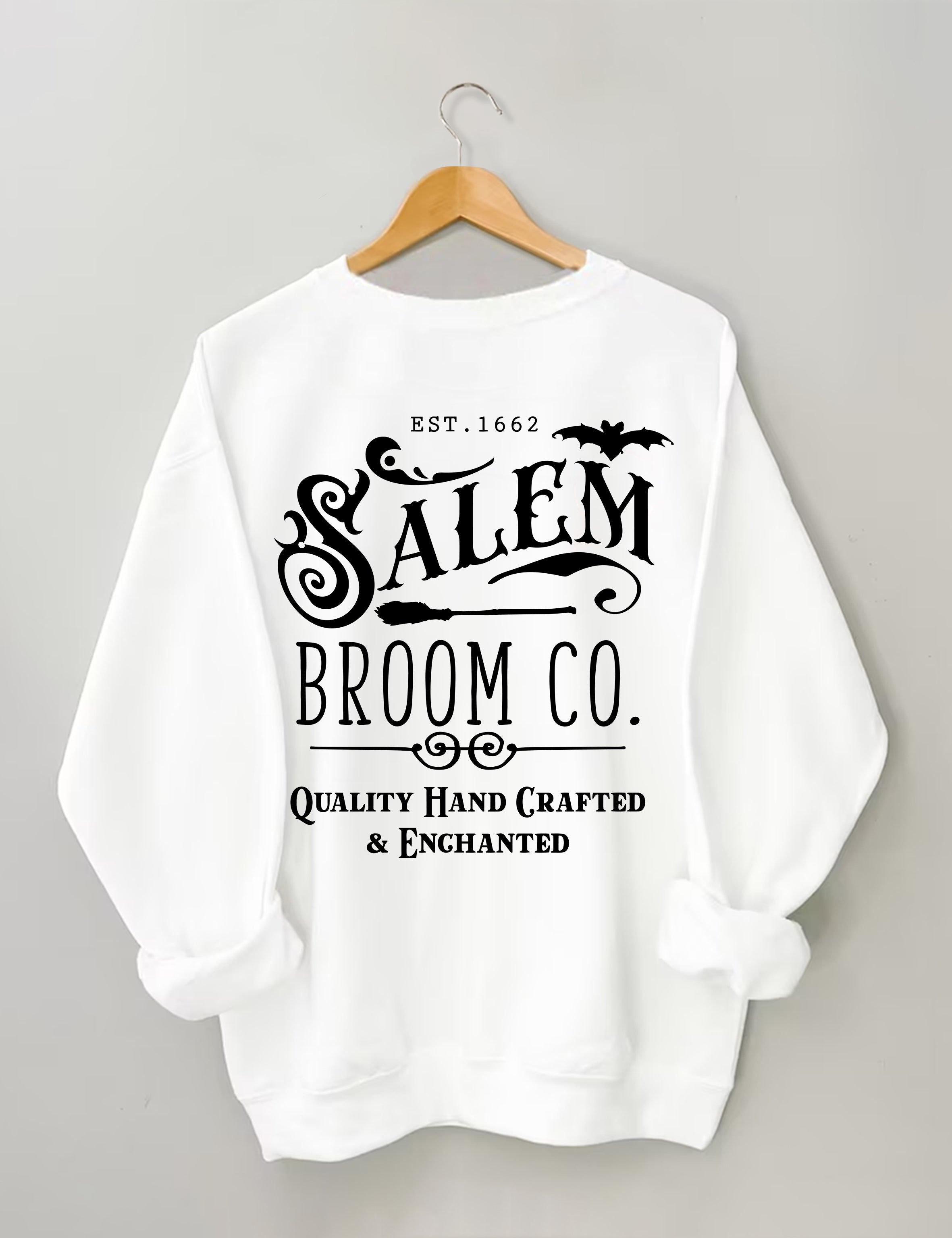 Salem Broom Co Halloween Sweatshirt