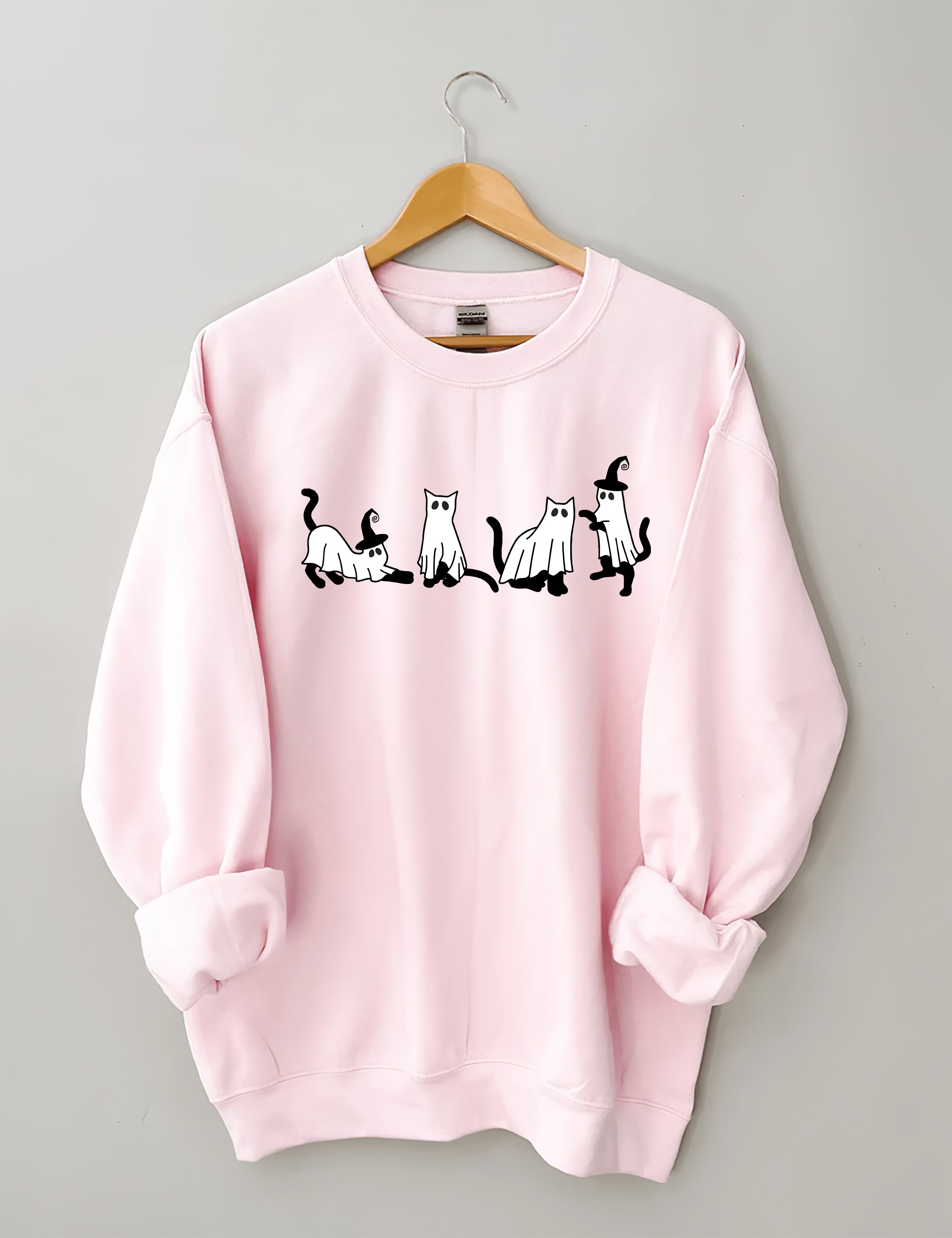 Cute Cat Ghost Sweatshirt