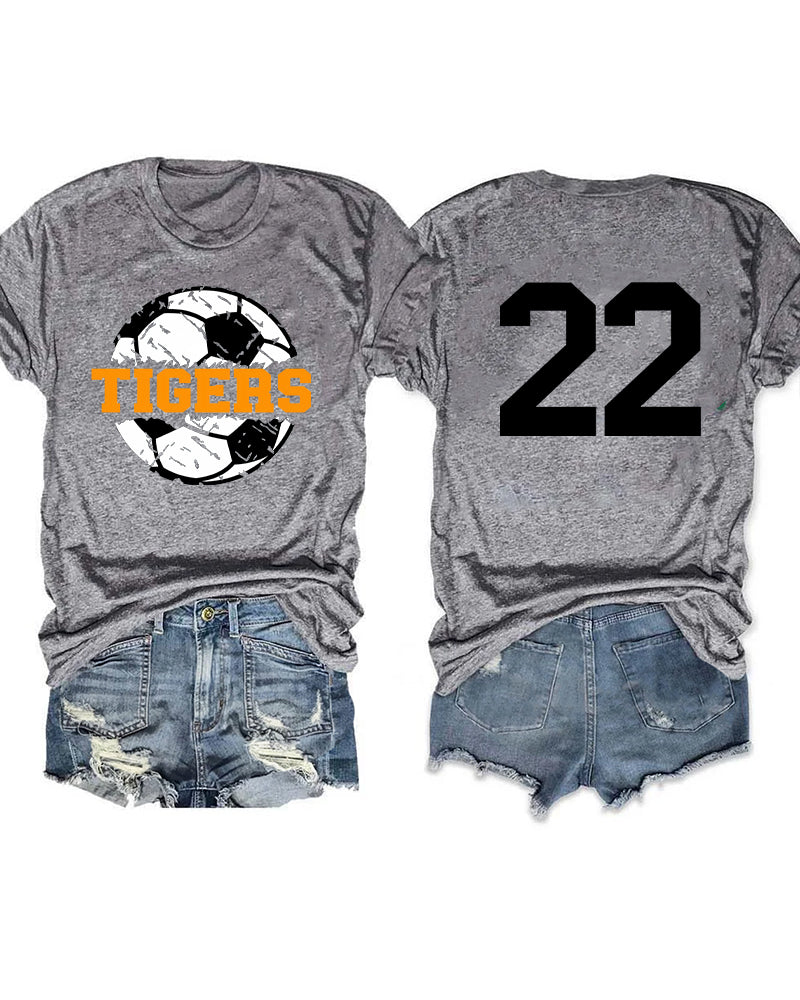 Personalise Name and Number Soccer T-shirt