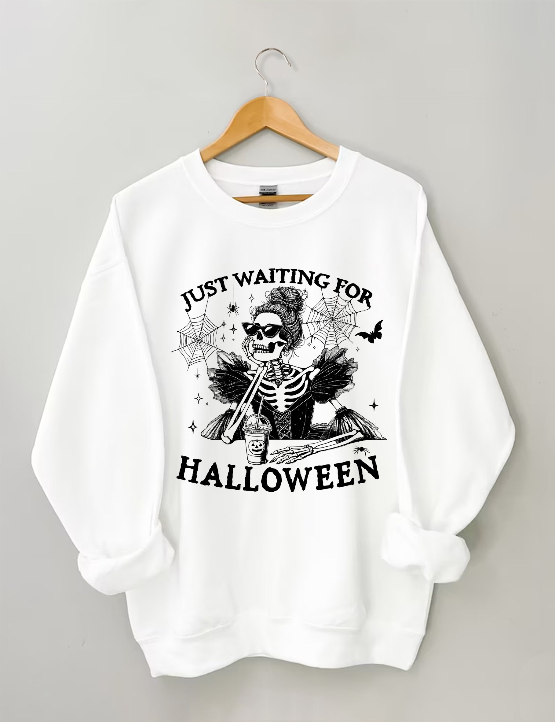 Just Waiting For Halloween Sweatshirt