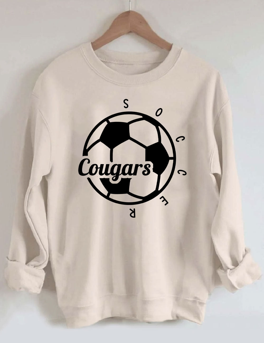 Custom  Name Soccer Sweatshirt