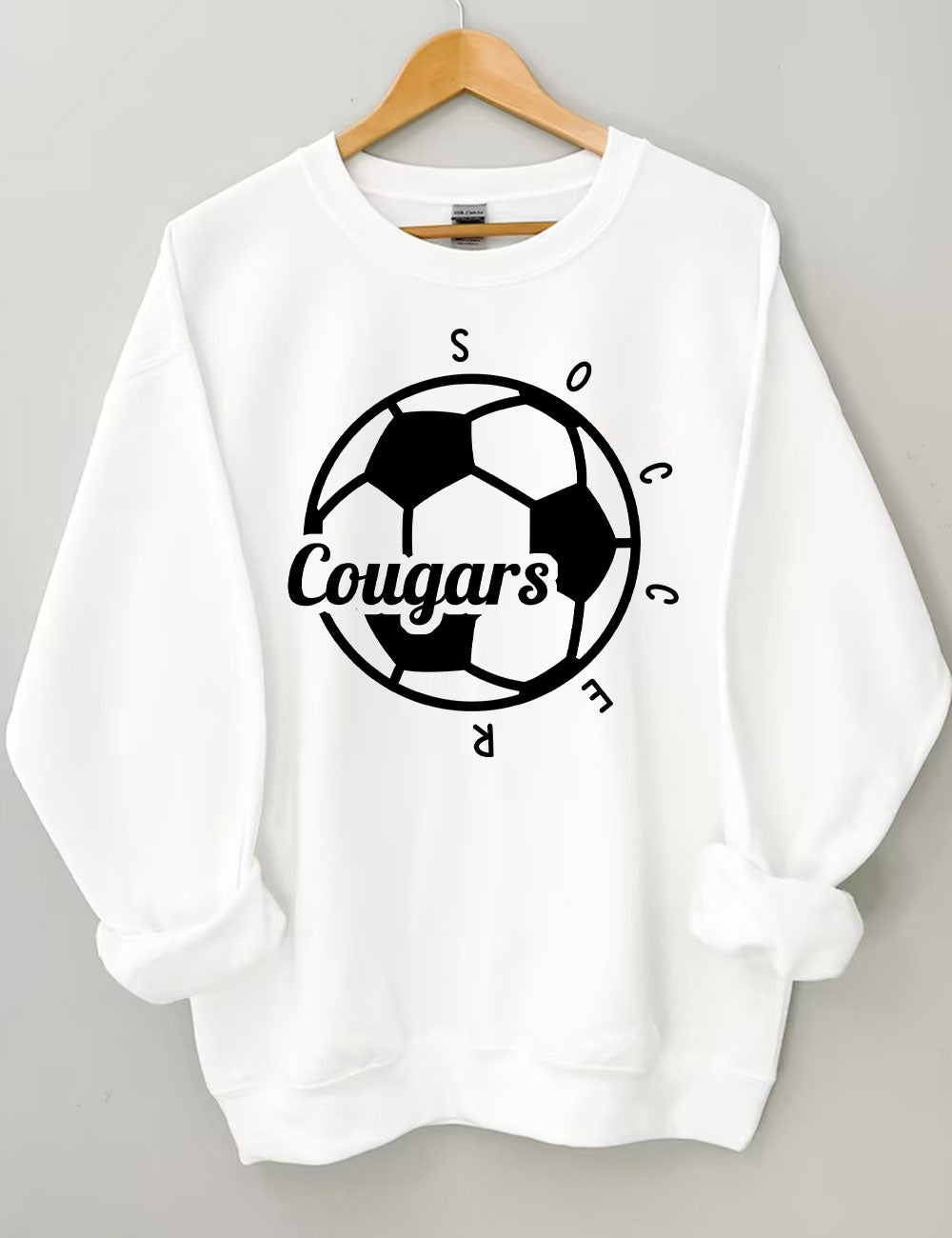 Custom  Name Soccer Sweatshirt