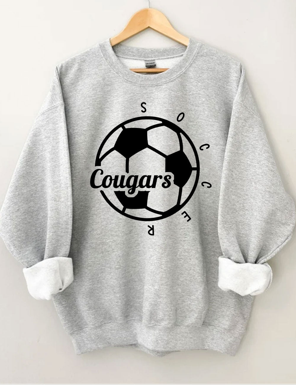 Custom  Name Soccer Sweatshirt