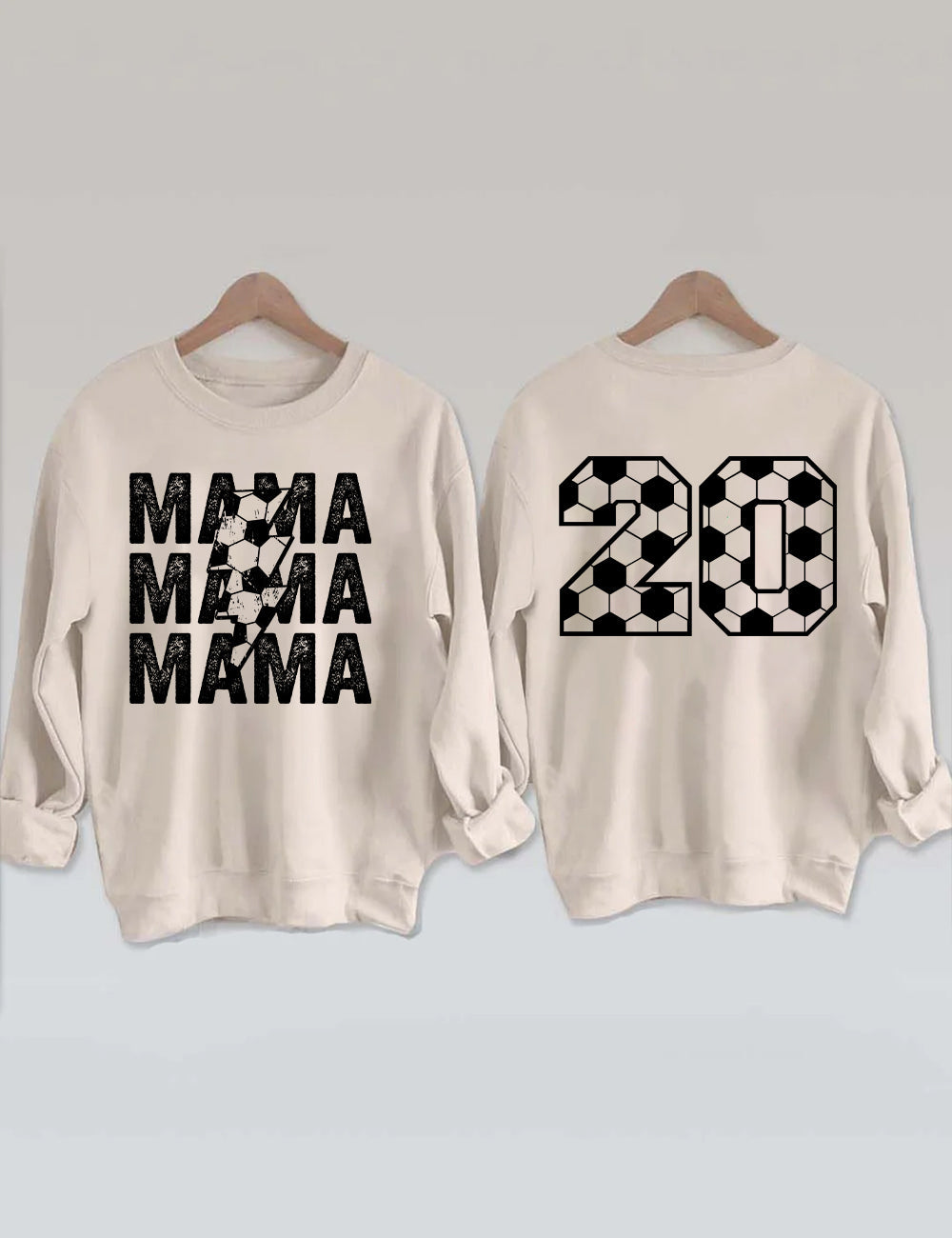 Soccer Mom Custom Number Sweatshirt