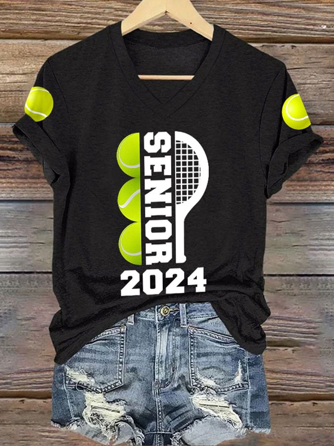 Women's Tennis Print T-shirt