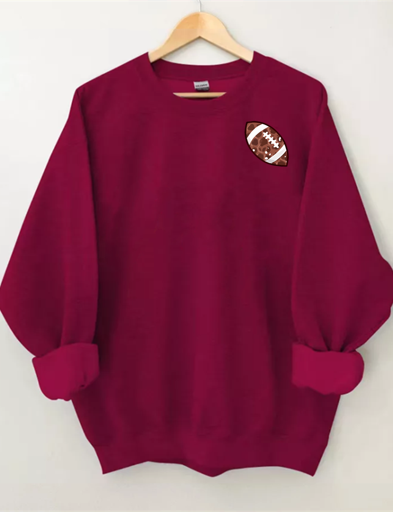 Custom Football Number Sweatshirt