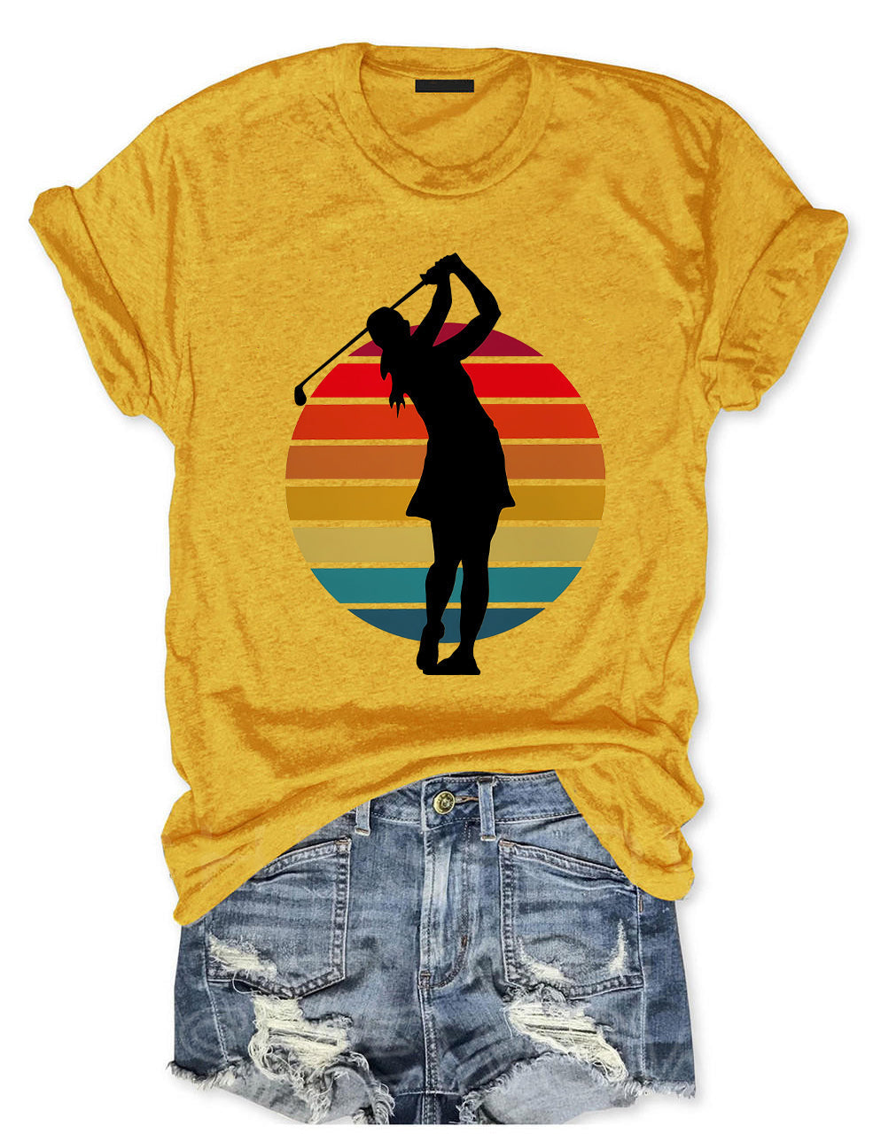 Rainbow Golf  T-shirt