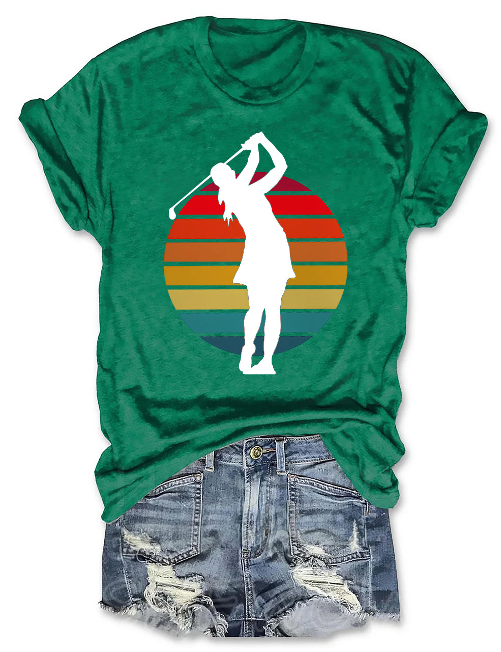 Rainbow Golf  T-shirt