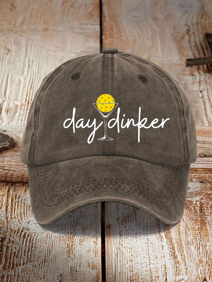 day dinker print hat