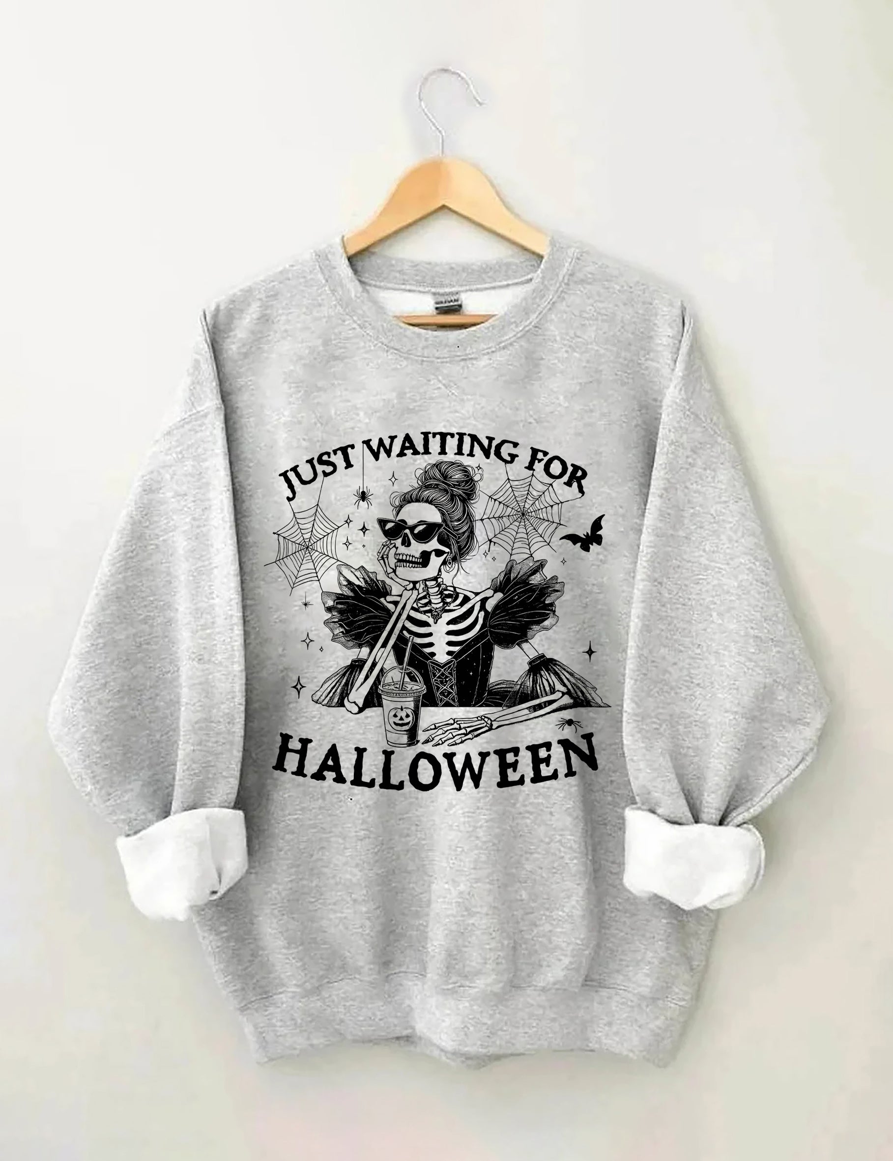 Just Waiting For Halloween Sweatshirt