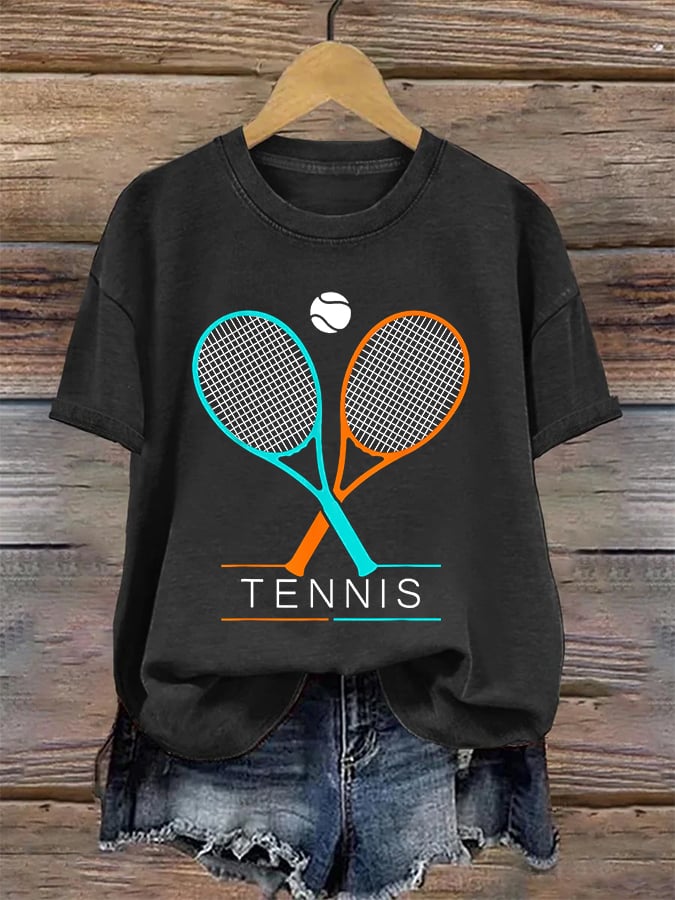 Women's Tennis Print Shirt