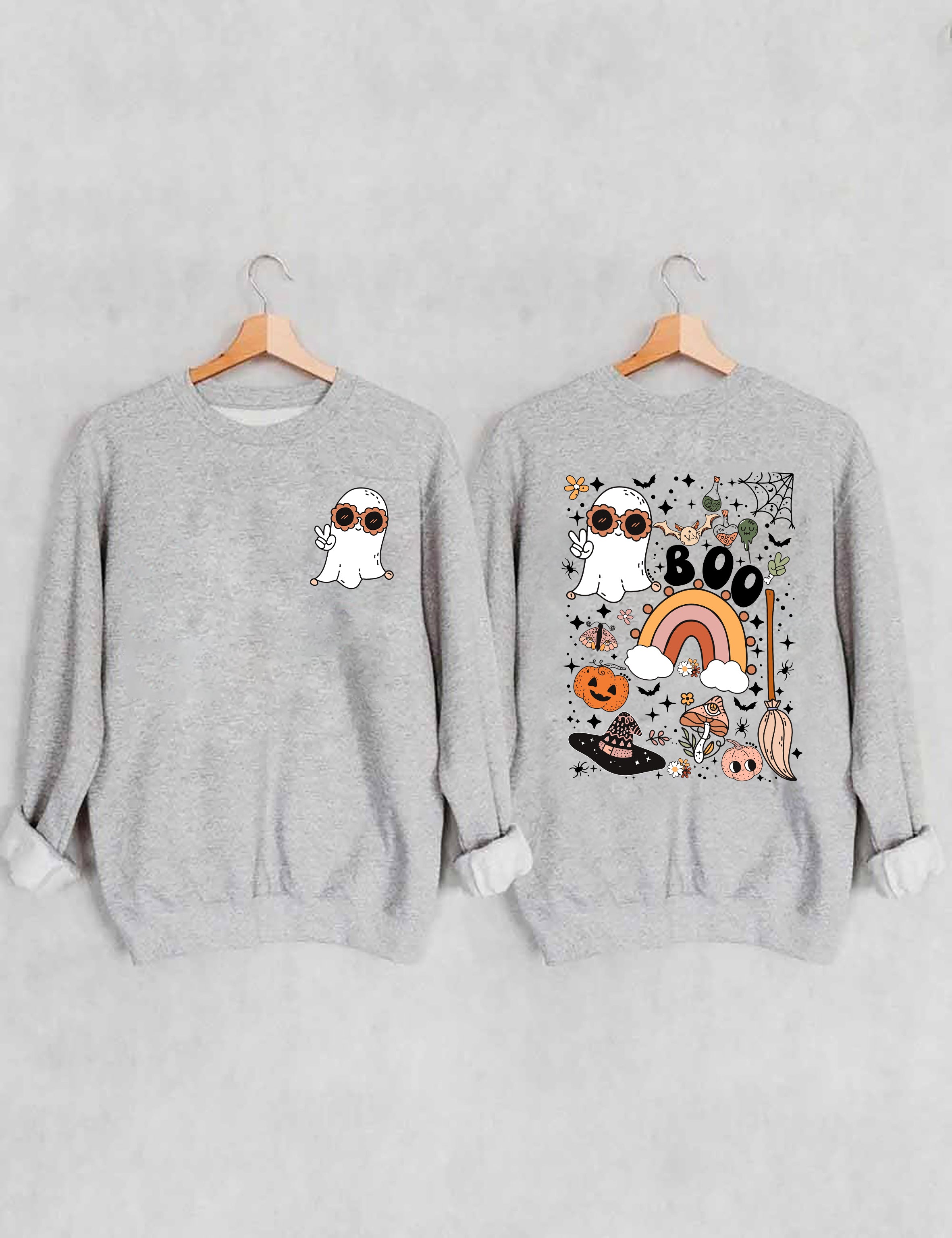 Cute Ghost Halloween Sweatshirt