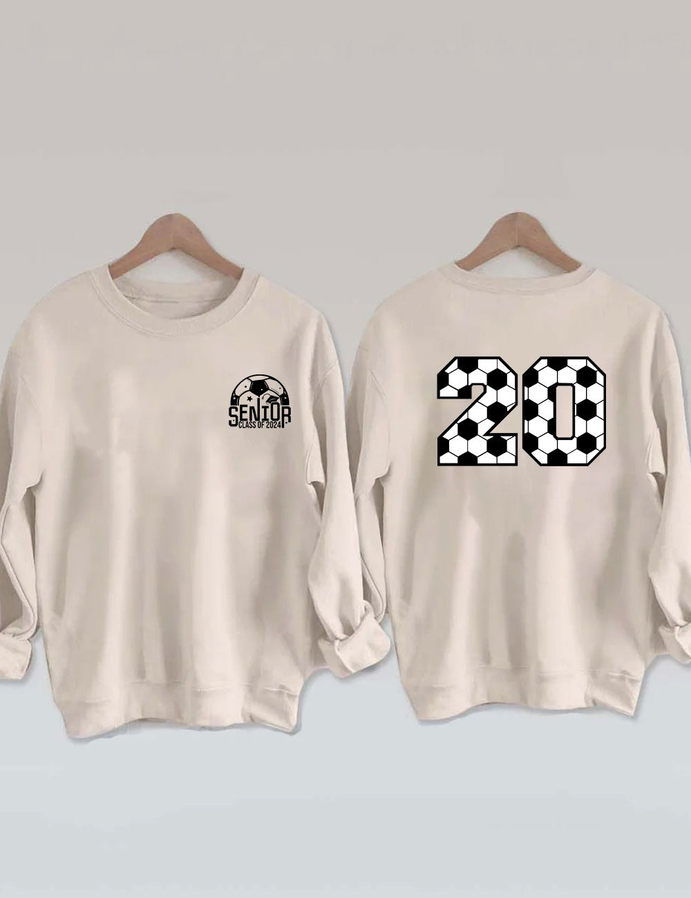 2024 Senior Soccer Custom Number Sweatshirt