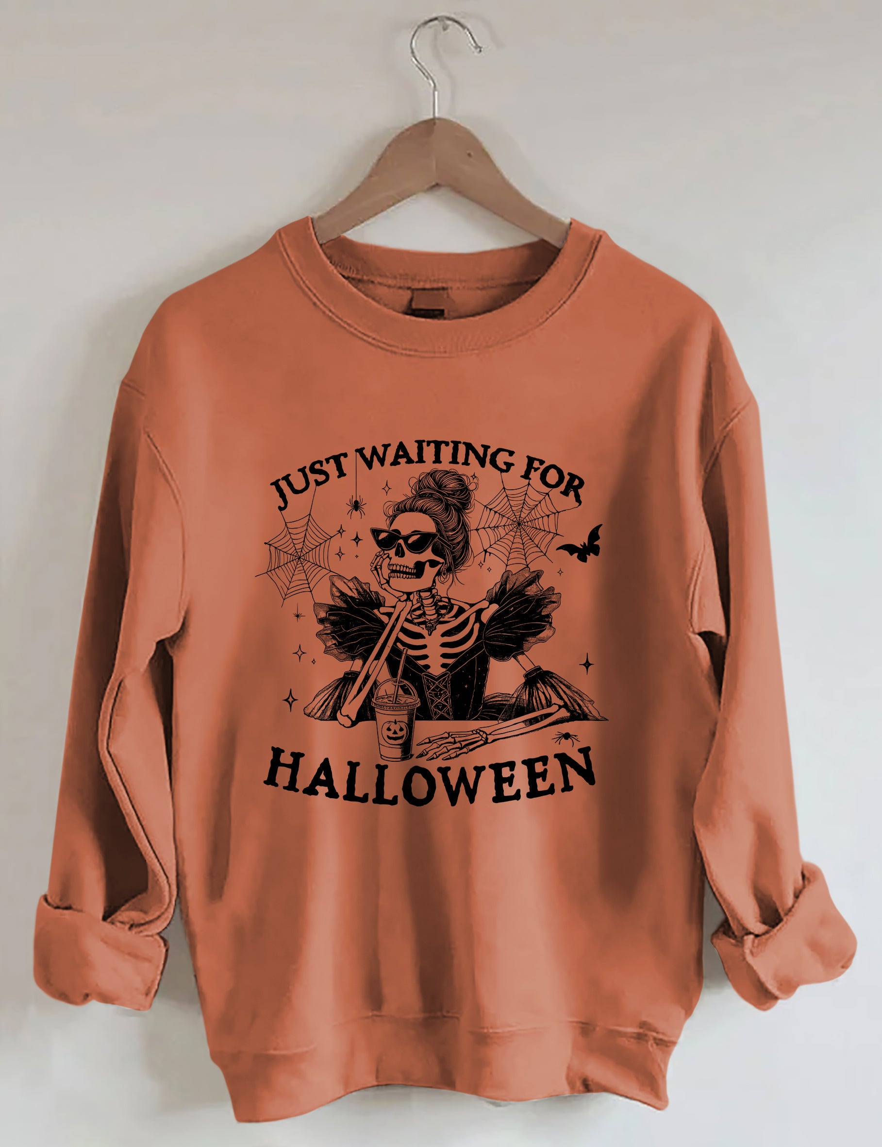 Just Waiting For Halloween Sweatshirt