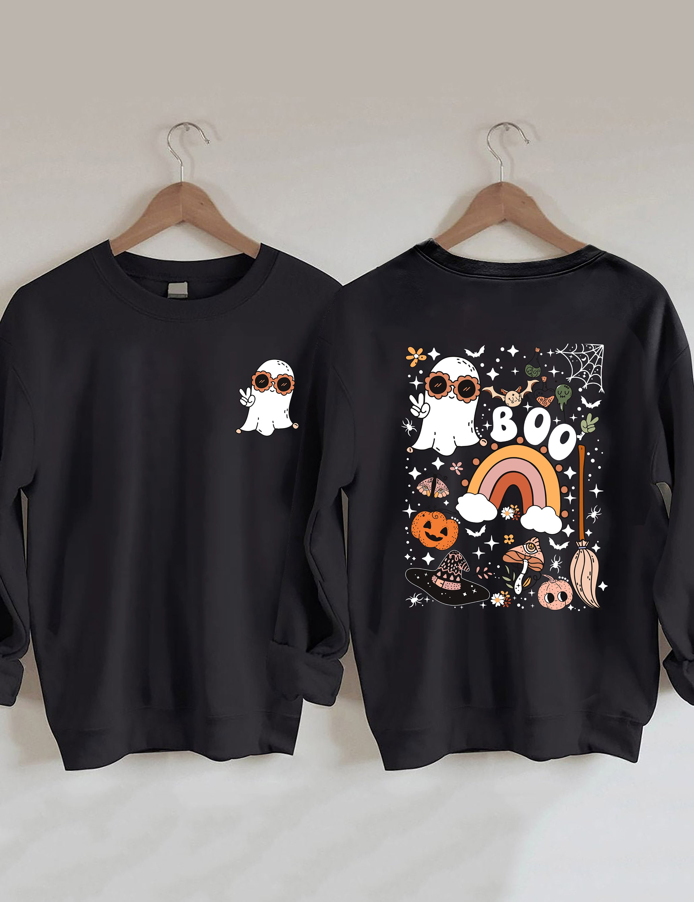 Cute Ghost Halloween Sweatshirt