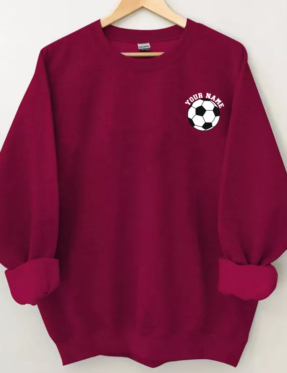 Soccer Ball Custom Number And Name Sweatshirt