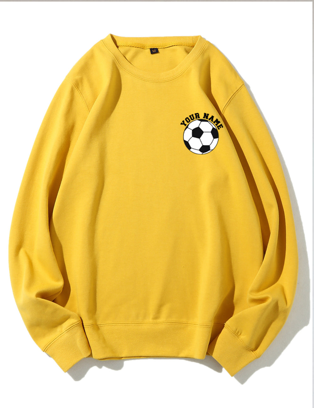 Soccer Ball Custom Number And Name Sweatshirt