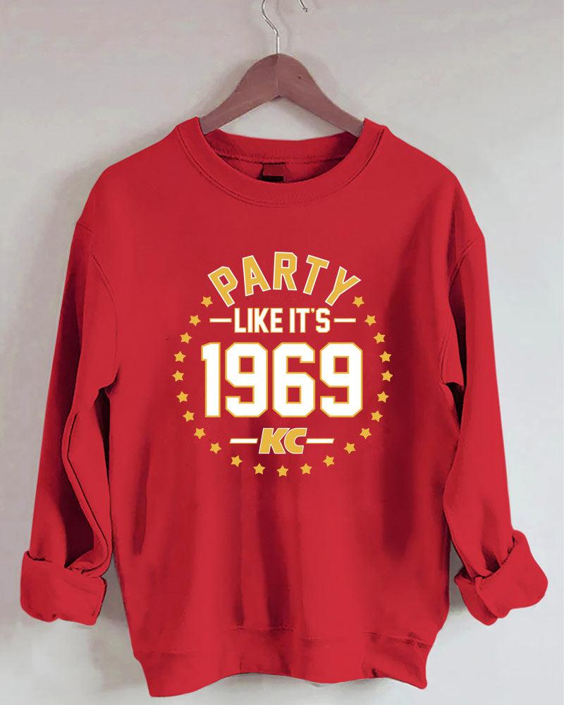 Party Like It's 1969 KC Crewneck Sweatshirt