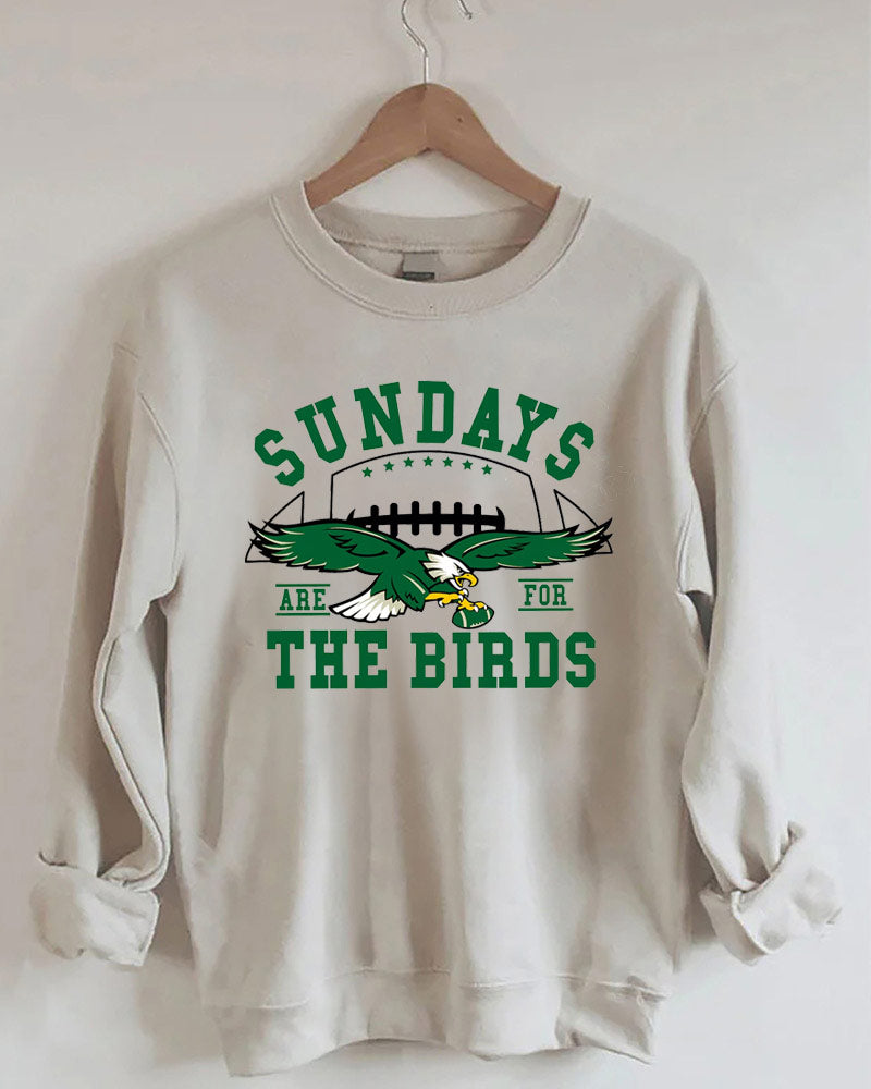 Sundays Are For The Birds Football Sweatshirt