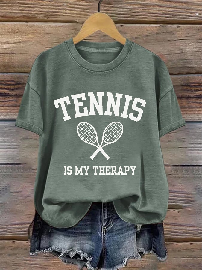 Women's Apres Tennis Print T-shirt