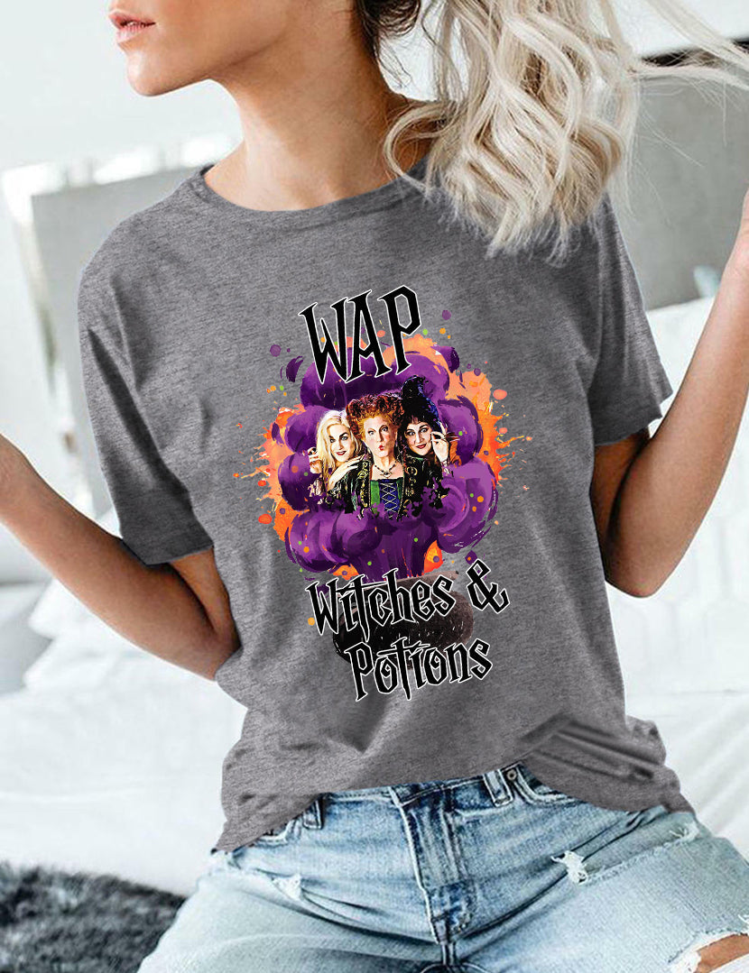 WAP Witches And Potions Halloween T-Shirt