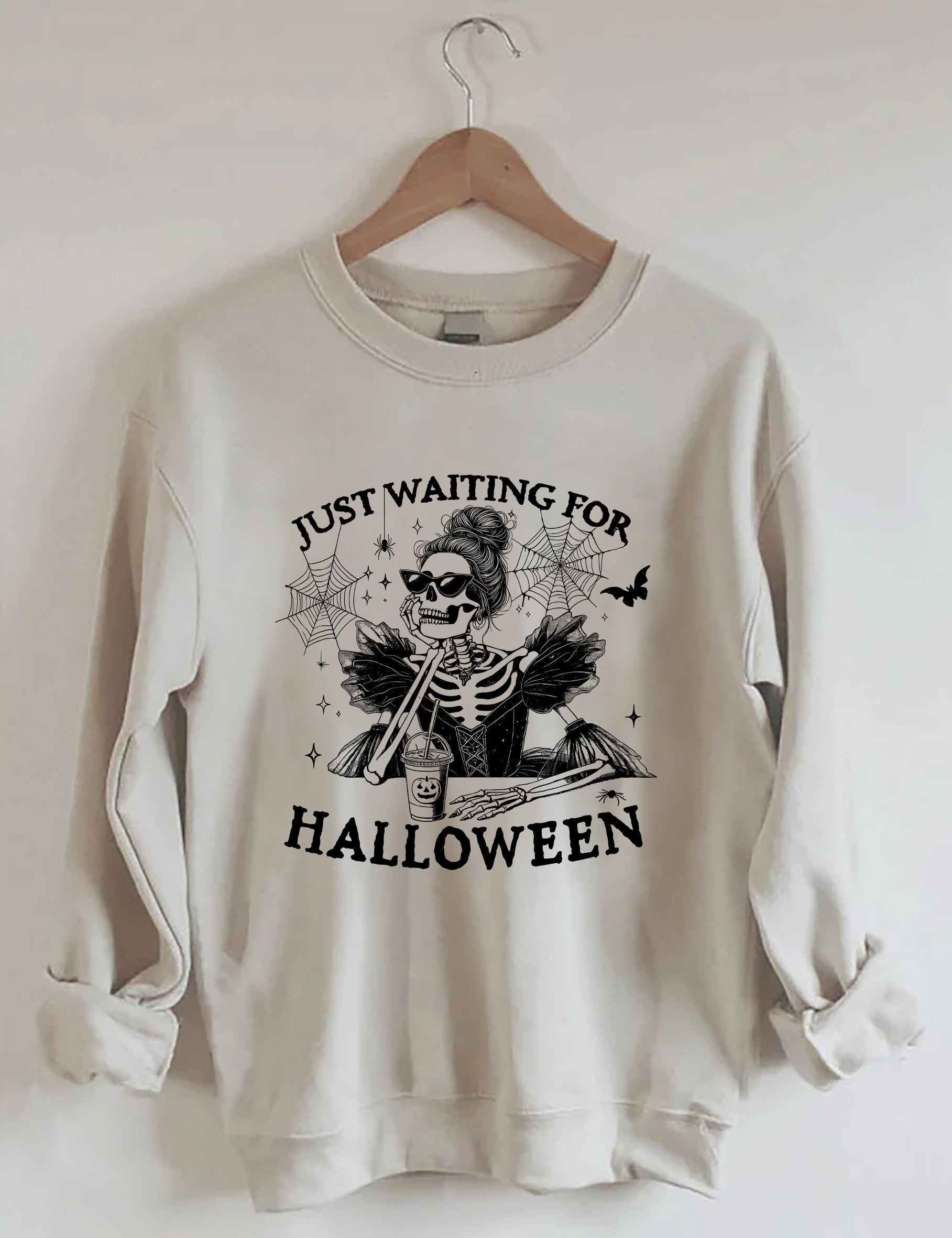 Just Waiting For Halloween Sweatshirt