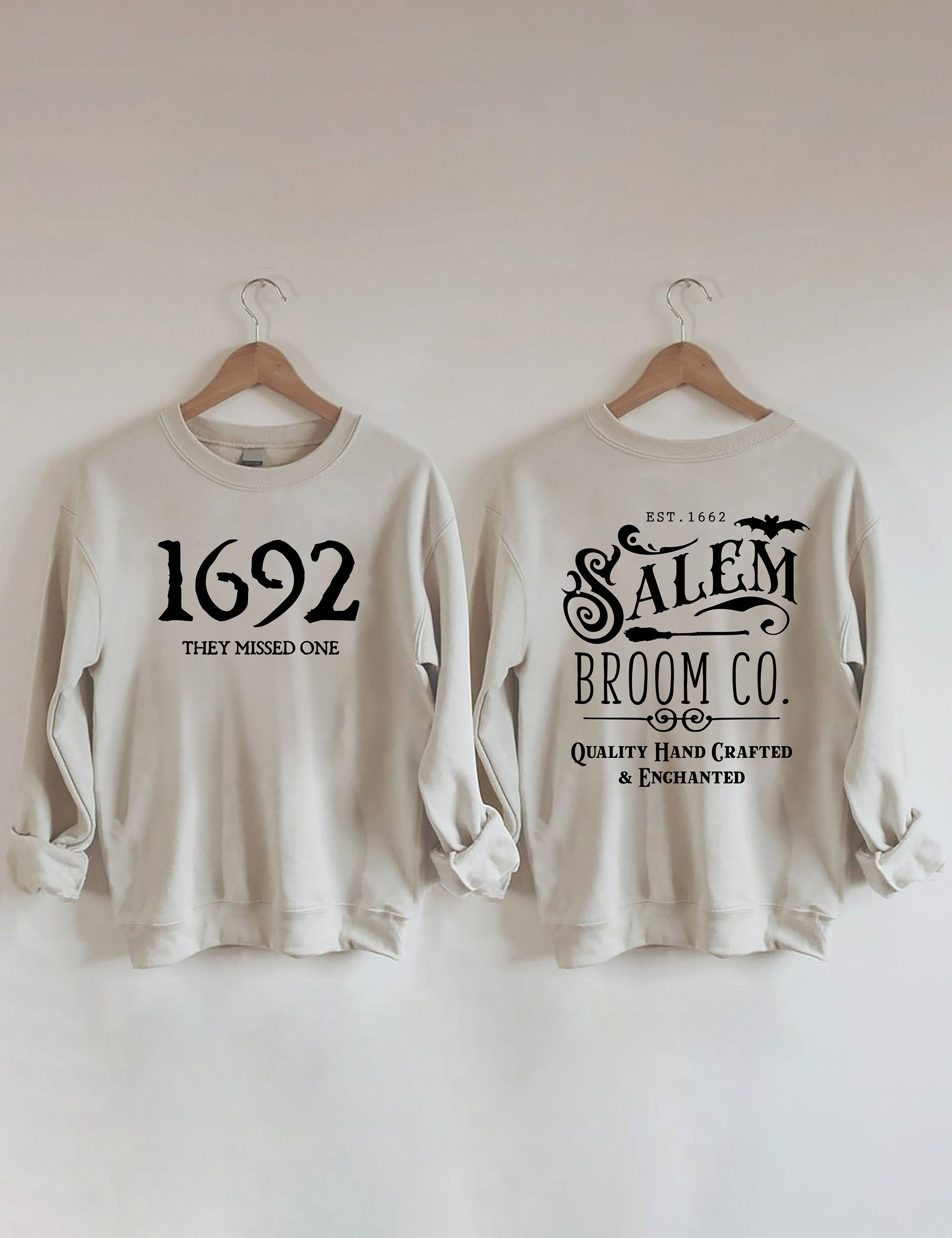 Salem Broom Co Halloween Sweatshirt