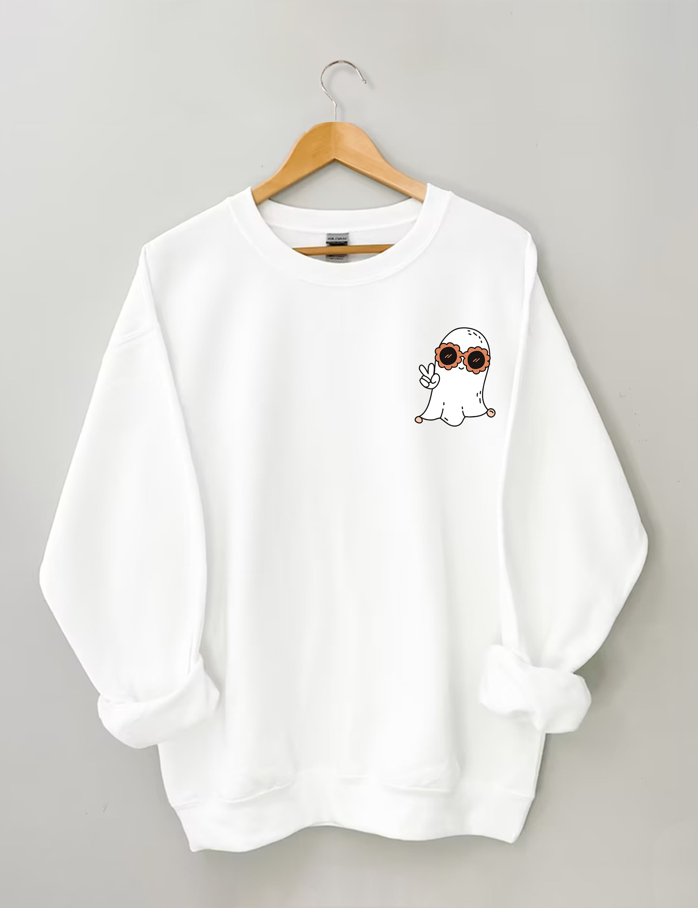 Cute Ghost Halloween Sweatshirt