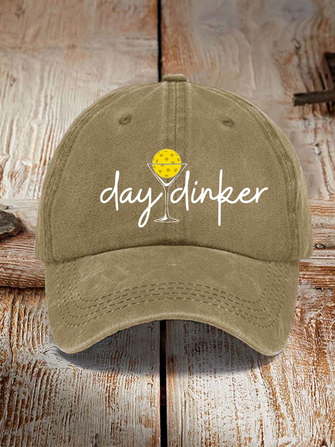 day dinker print hat