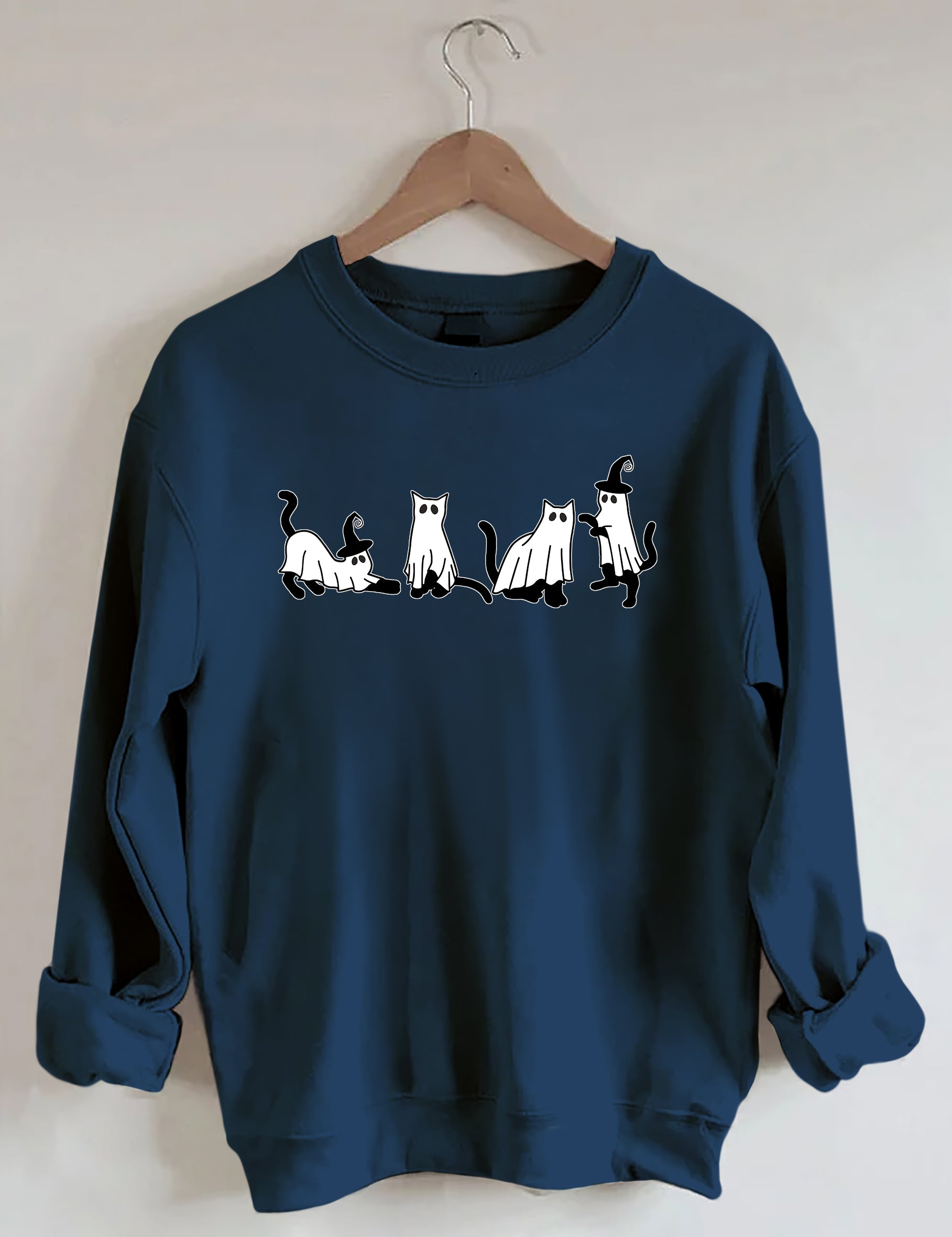 Cute Cat Ghost Sweatshirt