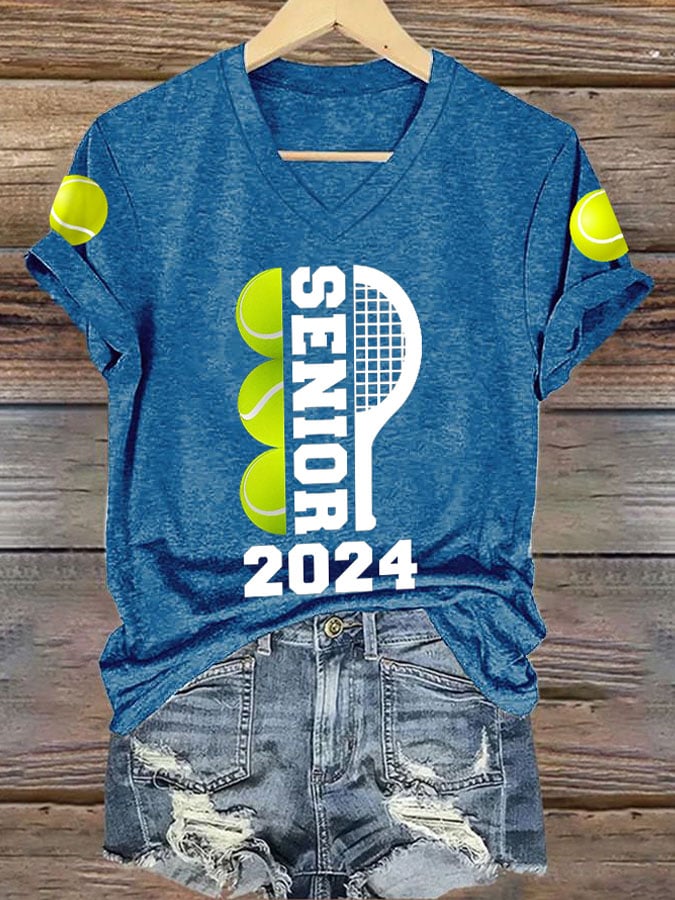 Women's Tennis Print T-shirt