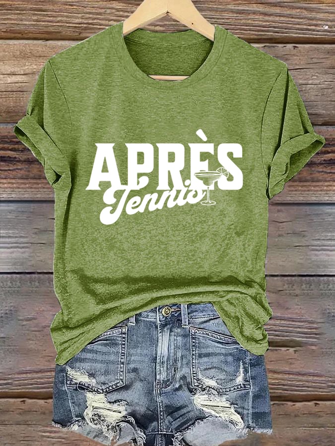 Women's Apres Tennis Print T-shirt